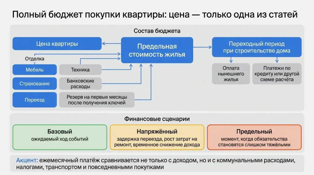 Полный бюджет покупки квартиры: цена - только одна из статей
